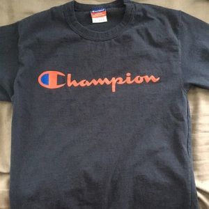 Navy blue champion tee